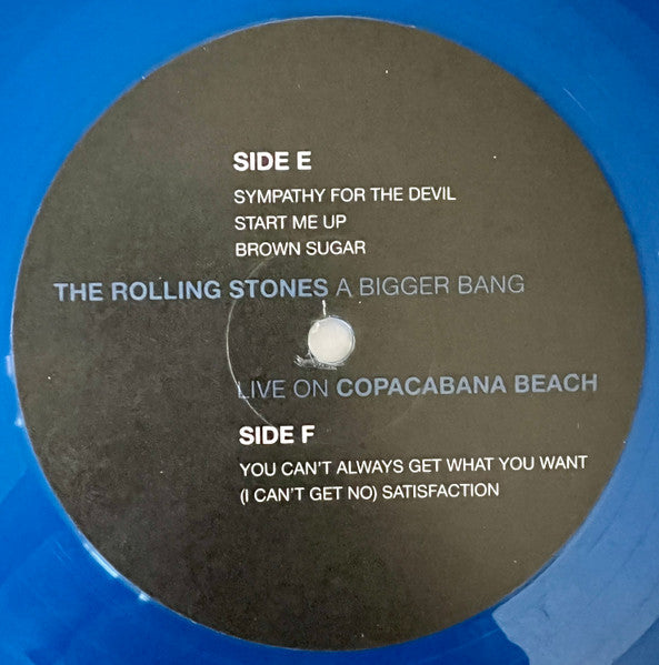 A Bigger Bang - Live On Copacabana Beach (3xCOLOR VINYL) | Mint (M) Mint (M)