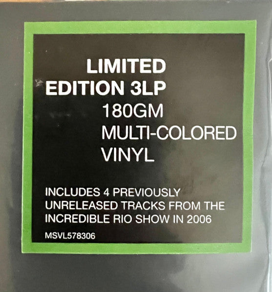 A Bigger Bang - Live On Copacabana Beach (3xCOLOR VINYL) | Mint (M) Mint (M)