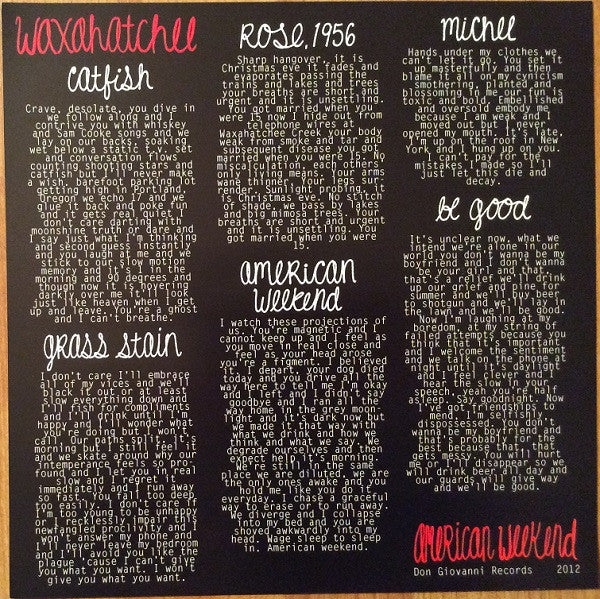 American Weekend | Mint (M) Mint (M)- X Vinyl Record