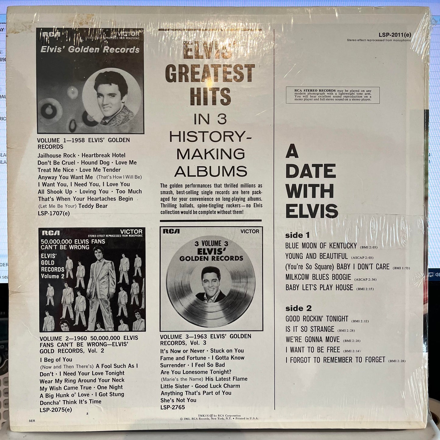 A Date With Elvis *1977/BLACK LABEL* | Mint (M) Near Mint (NM)