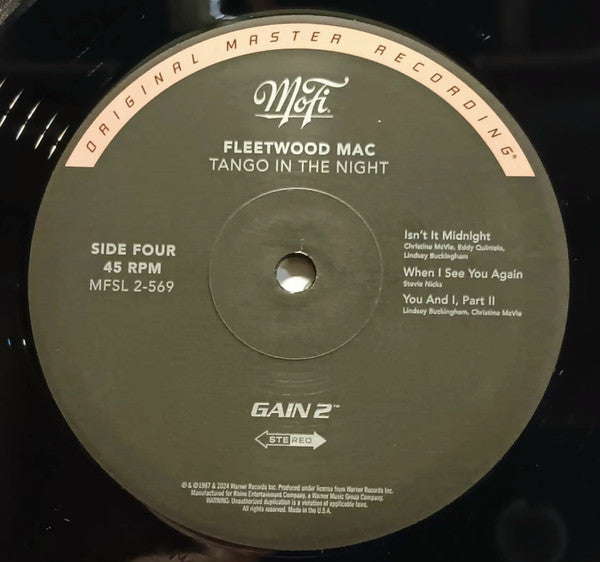 Tango In The Night (VINYL MFSL) | Mint (M) Mint (M)- X Vinyl Record