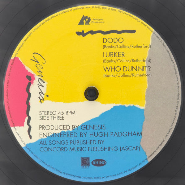 Abacab (2xVINYL 45RPM) | Mint (M) Mint (M)