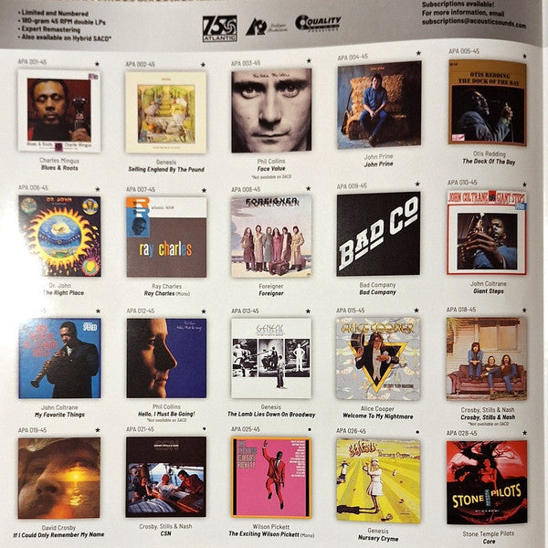 Nursery Cryme (AP - NON-NUMBERED) | Mint (M) Mint (M)- X Vinyl Record