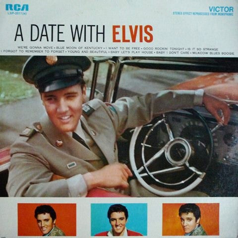 A Date With Elvis *1977/BLACK LABEL* | Mint (M) Near Mint (NM)