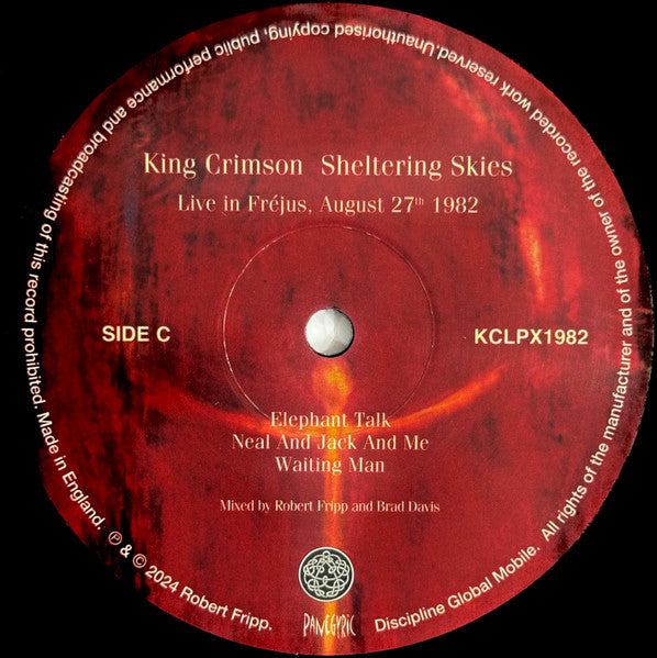 Sheltering Skies (Live In Fréjus, August 27th 1982) (VINYL) | Mint (M) Mint (M)- X Vinyl Record