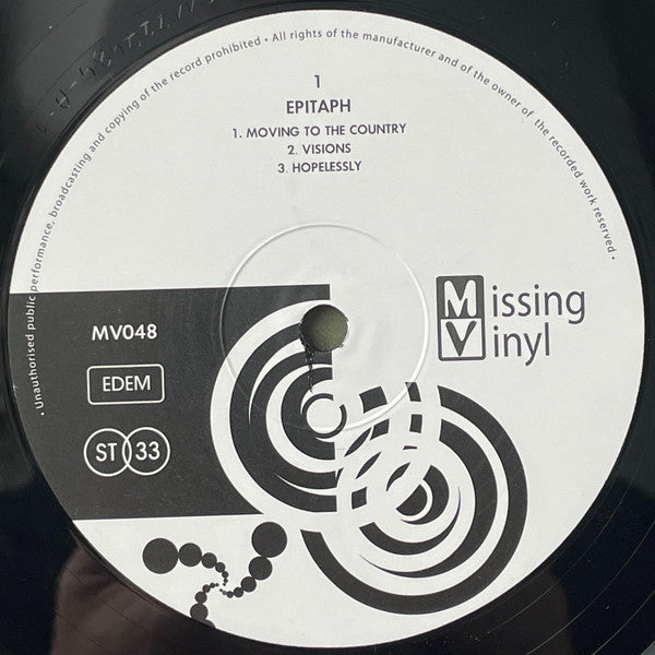 Epitaph (VINYL) | Mint (M) Mint (M)- X Vinyl Record