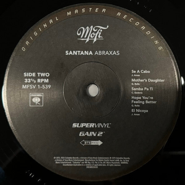 Abraxas (MFSL VINYL) | Mint (M) Mint (M)