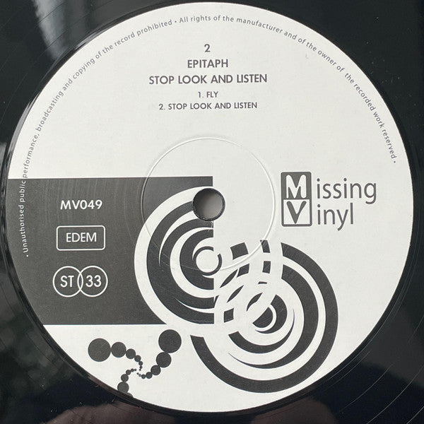 Stop Look And Listen (VINYL) | Mint (M) Mint (M)- X Vinyl Record