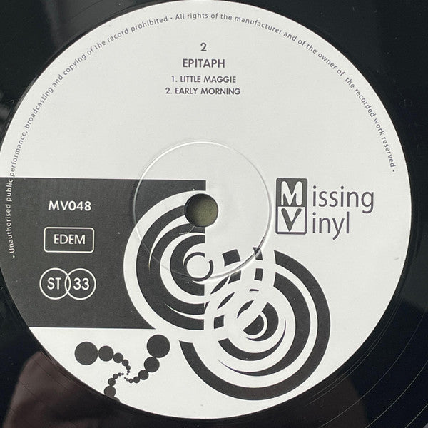 Epitaph (VINYL) | Mint (M) Mint (M)- X Vinyl Record