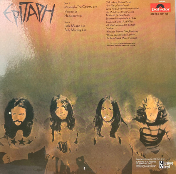 Epitaph (VINYL) | Mint (M) Mint (M)- X Vinyl Record