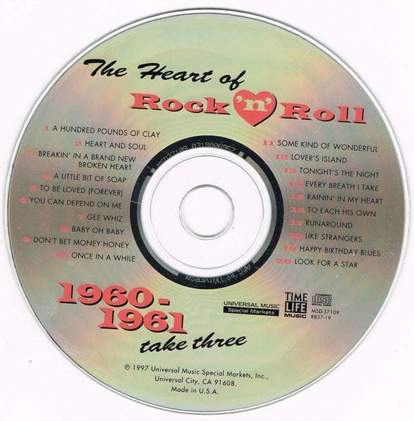 The Heart Of Rock 'N' Roll - 1960-1961 Take Three *CD* | Mint (M) Mint (M)