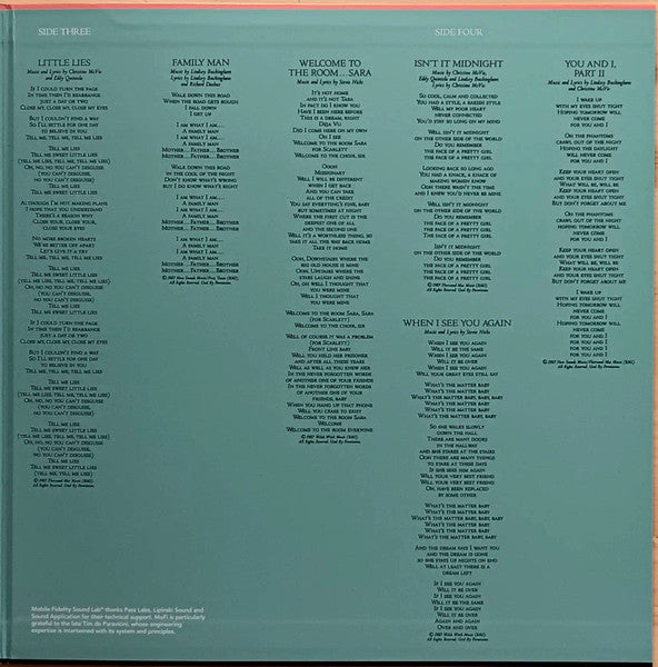 Tango In The Night (VINYL MFSL) | Mint (M) Mint (M)- X Vinyl Record