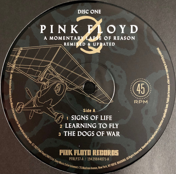 A Momentary Lapse Of Reason (Remixed & Updated) *LIGHT CREASE* (2xVINYL) | Mint (M) Excellent+ (EX+)