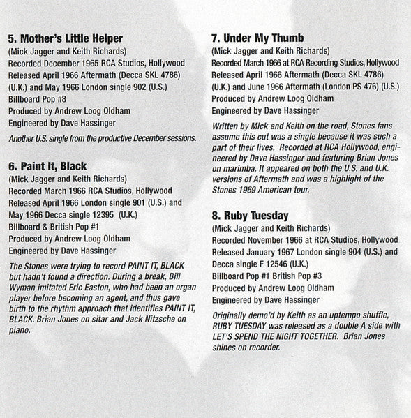 The Very Best Of The Rolling Stones 1964-1971 (CD) | Mint (M) Near Mint (NM)