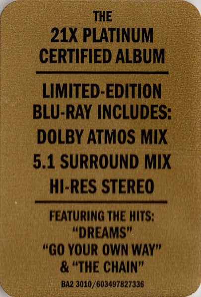 Rumours (BLU-RAY DISC) |- X Vinyl Record