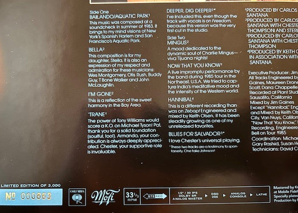 Blues For Salvador (MFSL VINYL) | Mint (M) Mint (M)- X Vinyl Record