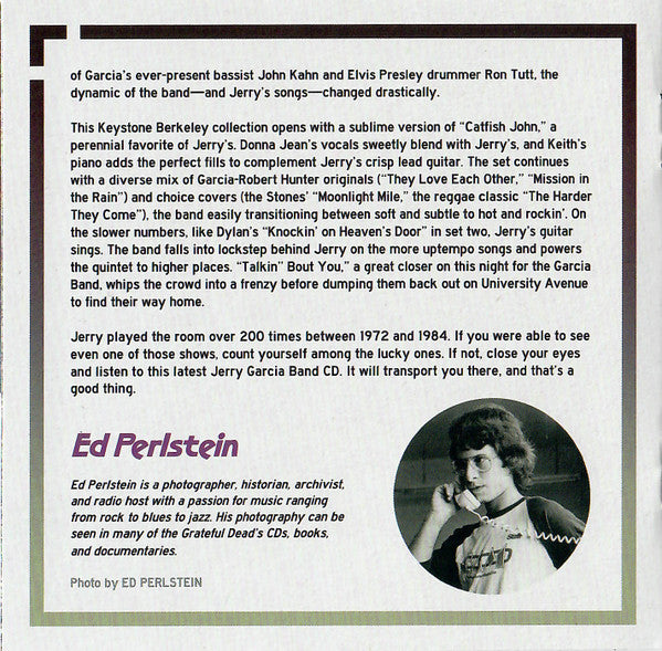 Garcia Live Volume 21 (February 13th, 1976 Keystone, Berkeley CA) *CD* | Mint (M) Mint (M)