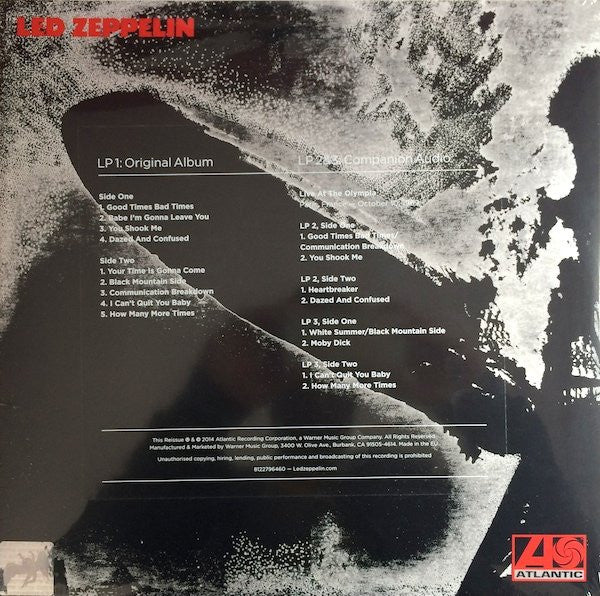 Led Zeppelin: Deluxe Edition (180 GRAM VINYL) | Mint (M) Mint (M)- X Vinyl Record