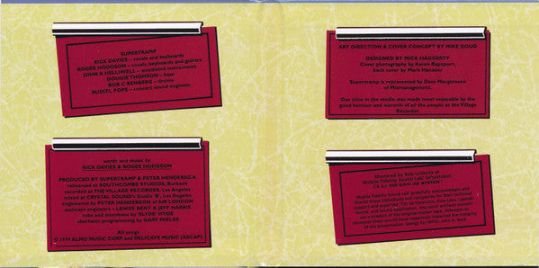 Breakfast In America (SACD - MFSL) | Mint (M) Mint (M)