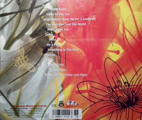 MTV Unplugged In New York (CD) | Excellent+ (EX+) Near Mint (NM)