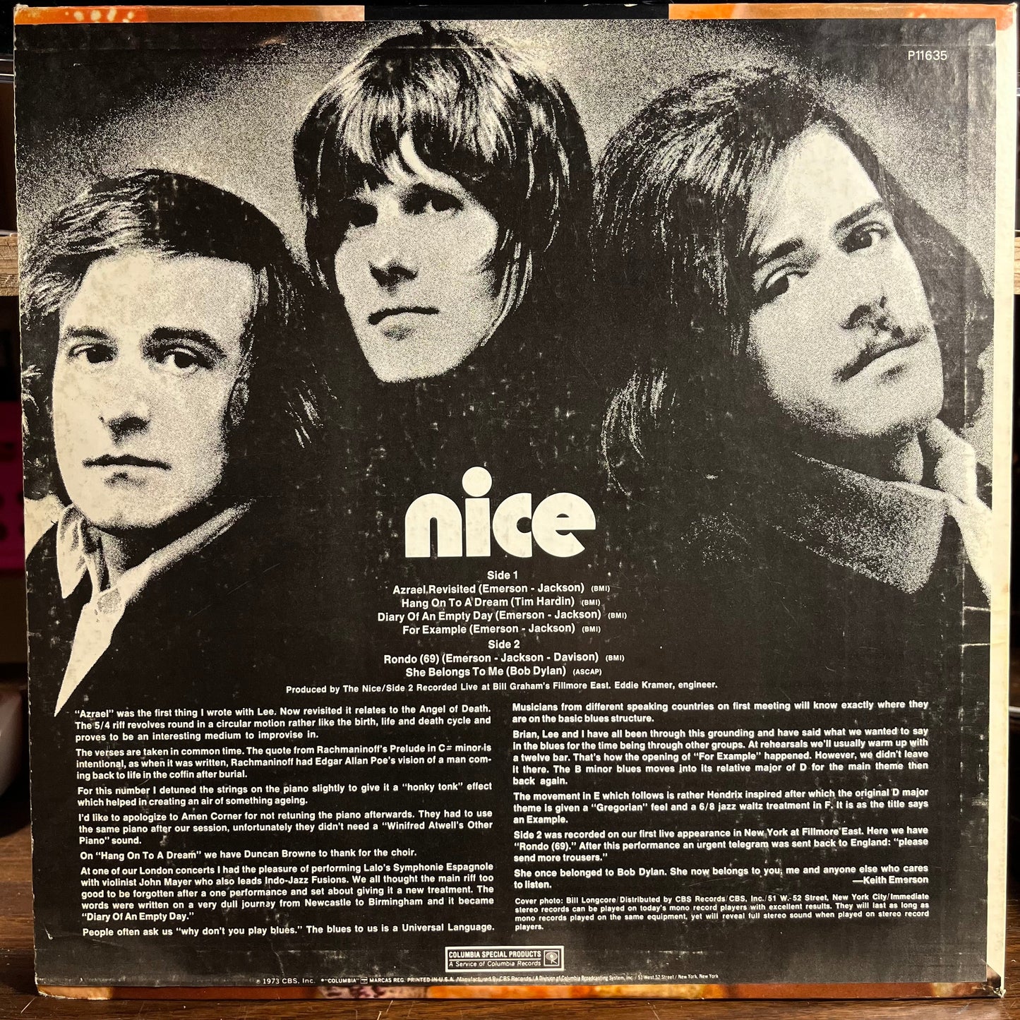 Nice (VINYL) | Excellent+ (EX+) Excellent (EX)