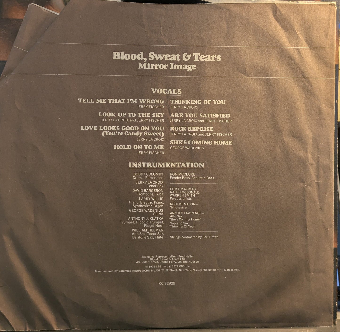 Mirror Image (VINYL) | Near Mint (NM) Very Good Plus (VG+)