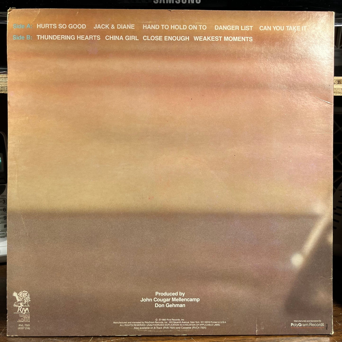 American Fool (VINYL) | Near Mint (NM) Excellent+ (EX+)- X Vinyl Record