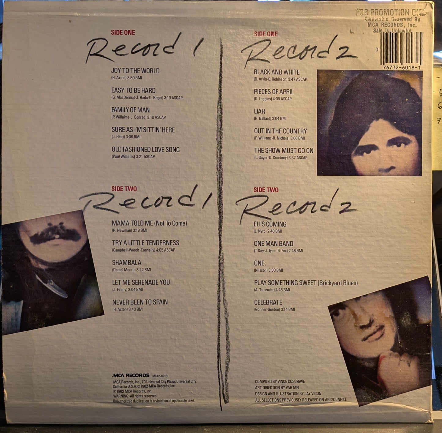 The Best Of Three Dog Night (2xVINYL) | Near Mint (NM) Excellent (EX)