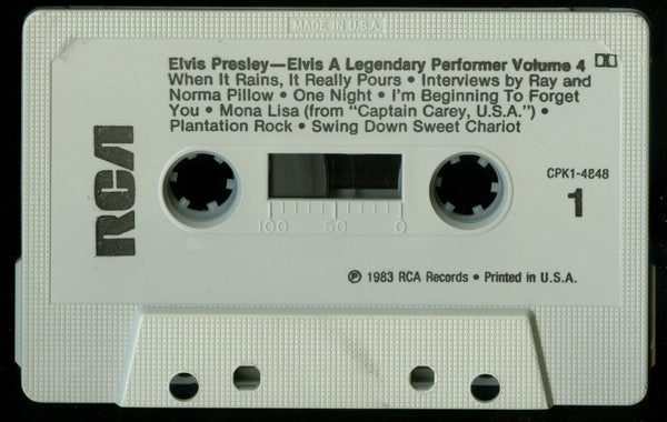 A Legendary Performer - Volume 4 (CASSETTE) | Near Mint (NM) Near Mint (NM)