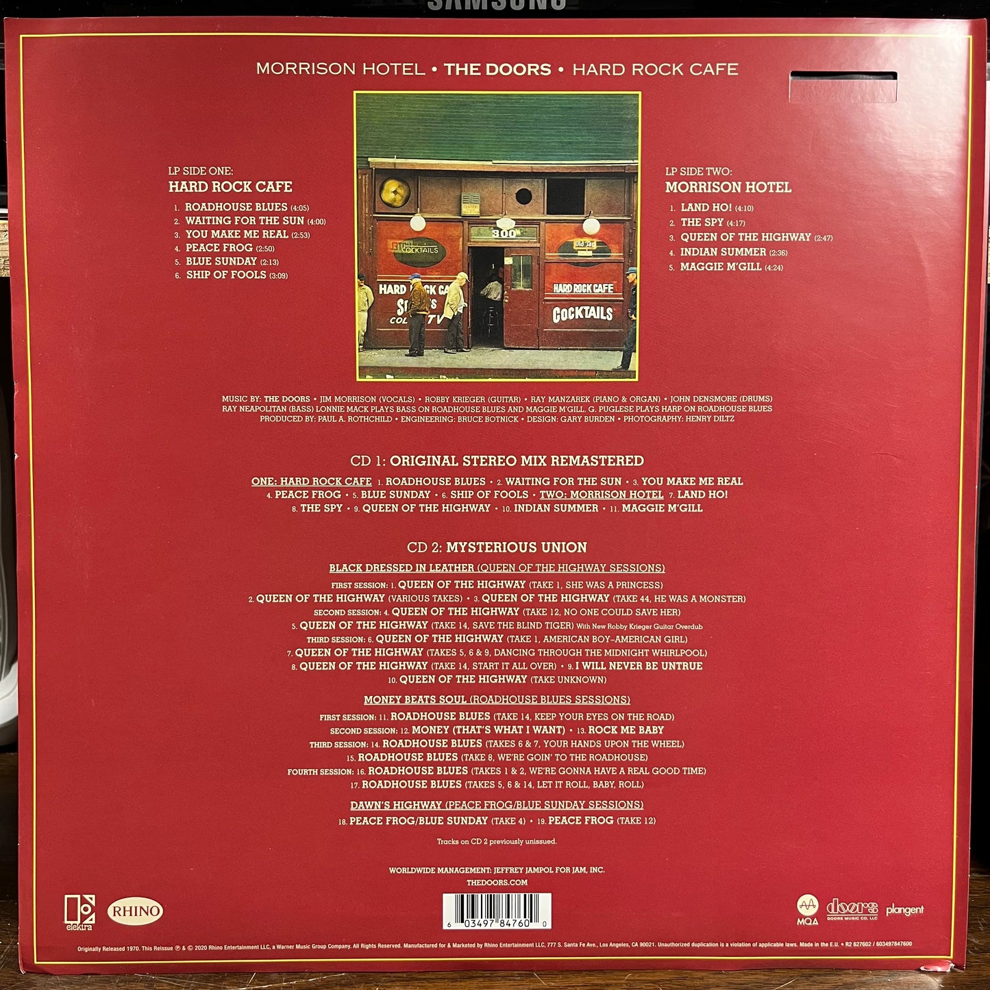 Morrison Hotel (VINYL & 2xCD) | Near Mint (NM) Near Mint (NM)