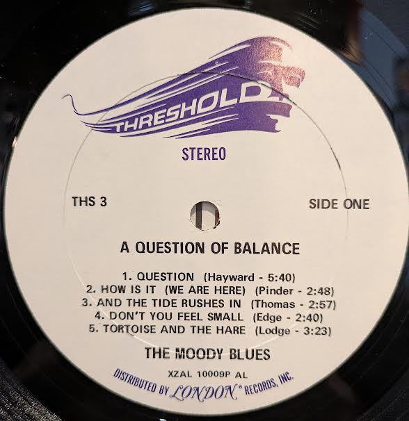 A Question Of Balance (VINYL) | Near Mint (NM) Excellent+ (EX+)