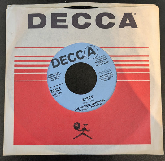 Misery (7" VINYL) | Near Mint (NM or M-) Near Mint (NM or M-)