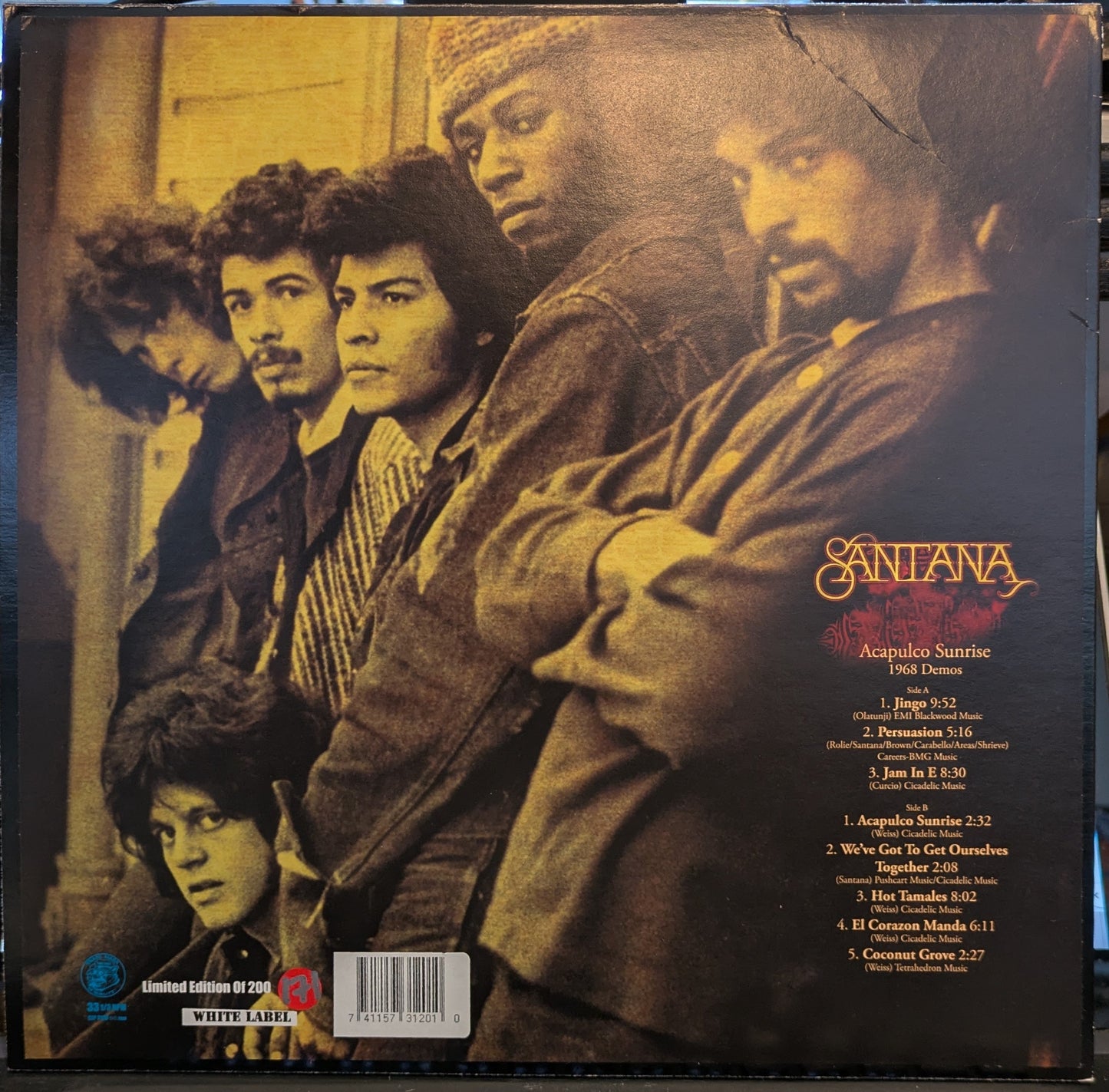 Acapulco Sunrise: 1968 Demos (VINYL) | Near Mint (NM) Excellent (EX)