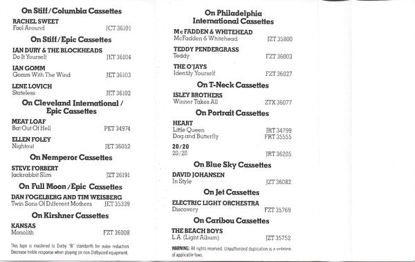 A New World Record *CASSETTE* | Near Mint (NM) Near Mint (NM)