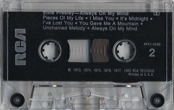 Always On My Mind (CASSETTE) | Near Mint (NM) Near Mint (NM)