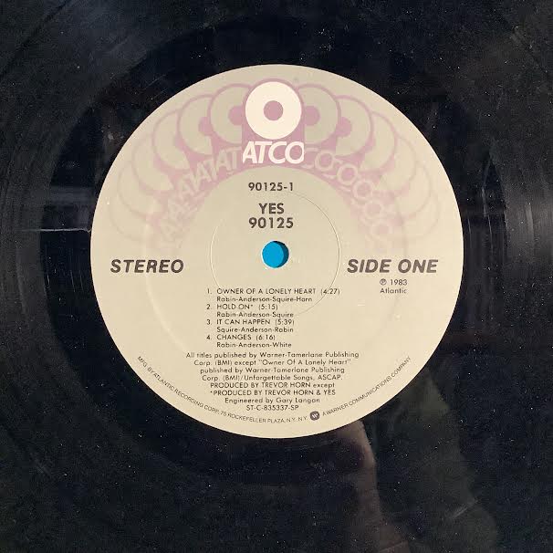 90125 (SPECIALTY - VINYL) | Very Good Plus (VG+) Excellent (EX)