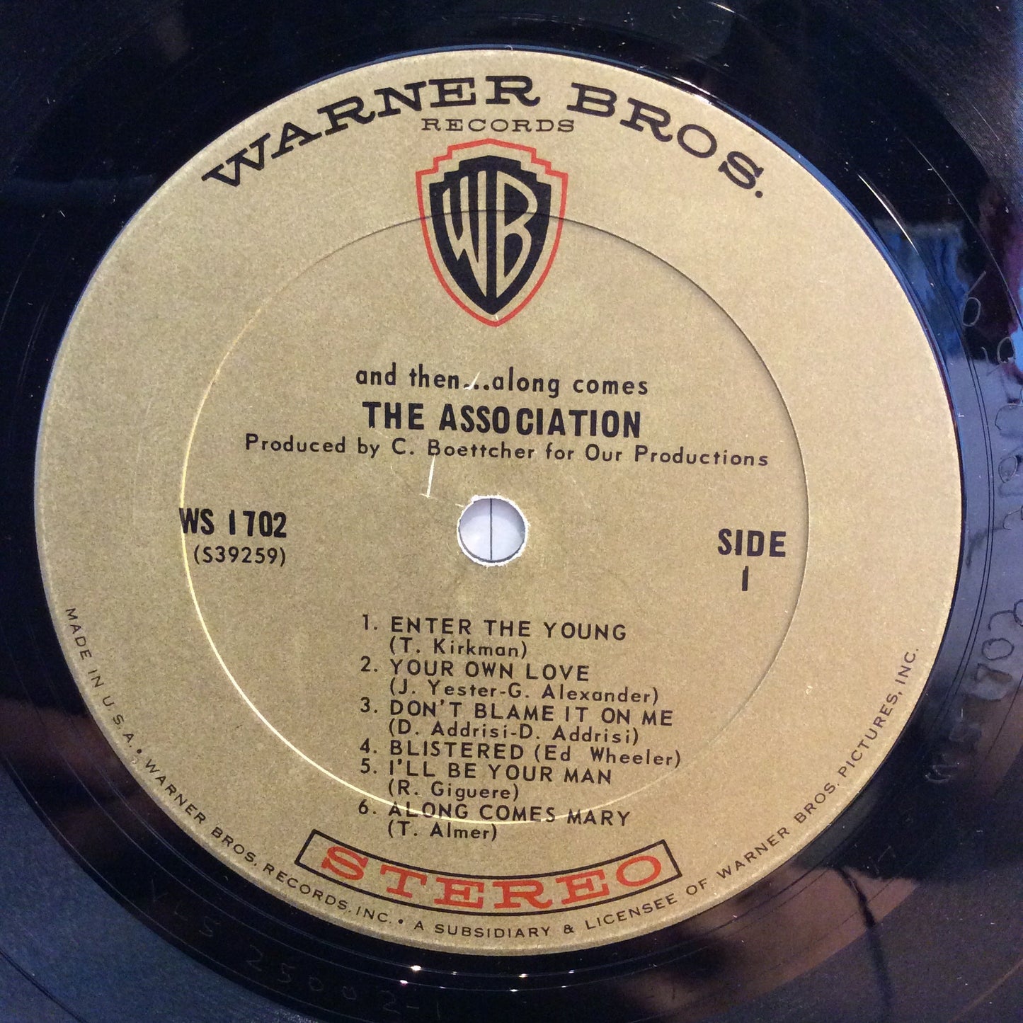 And Then...Along Comes The Association (VINYL) | Very Good Plus (VG+) Very Good (VG)- X Vinyl Record