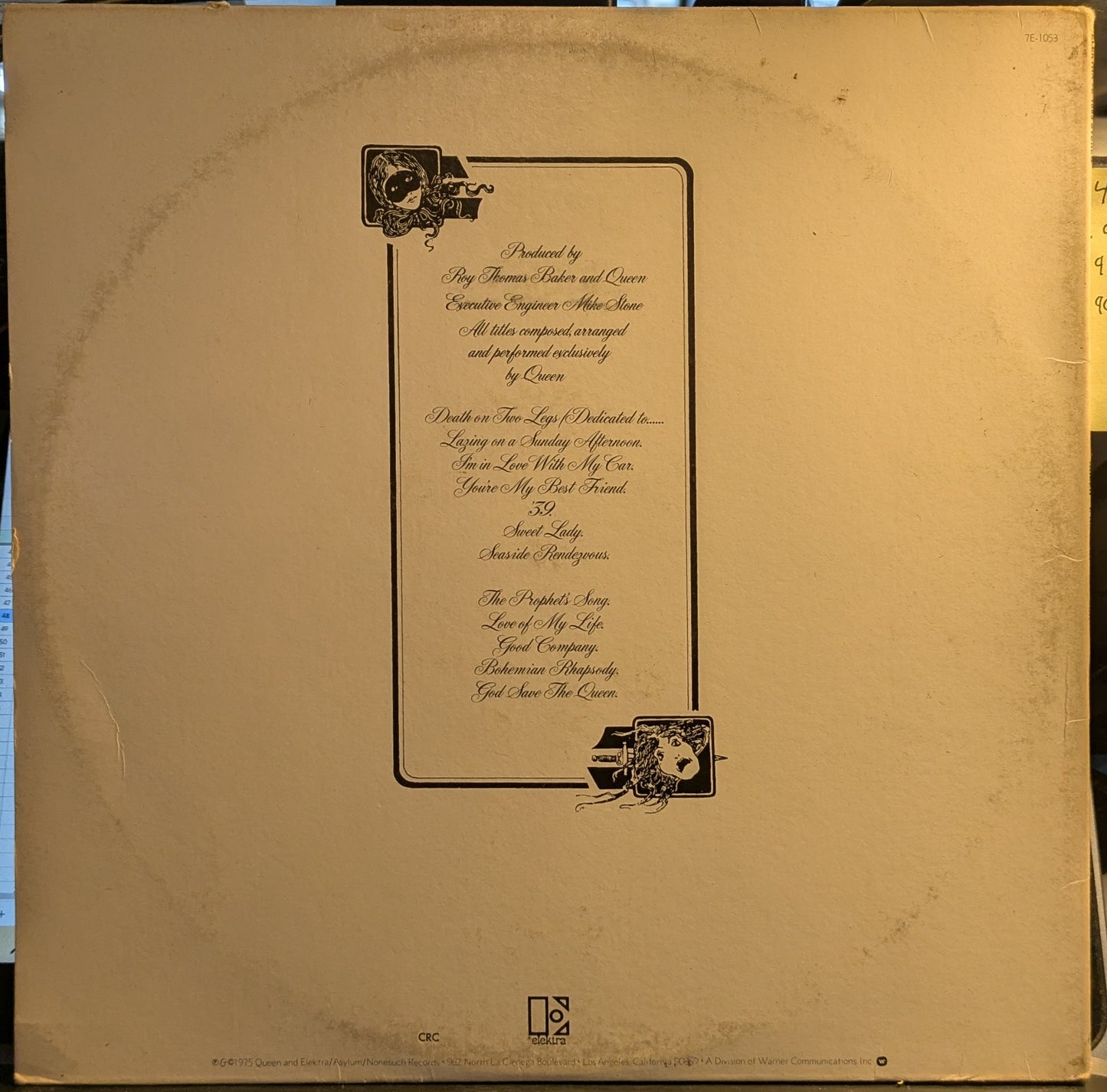 A Night At The Opera (VINYL) | Very Good Plus (VG+) Very Good Plus (VG+)