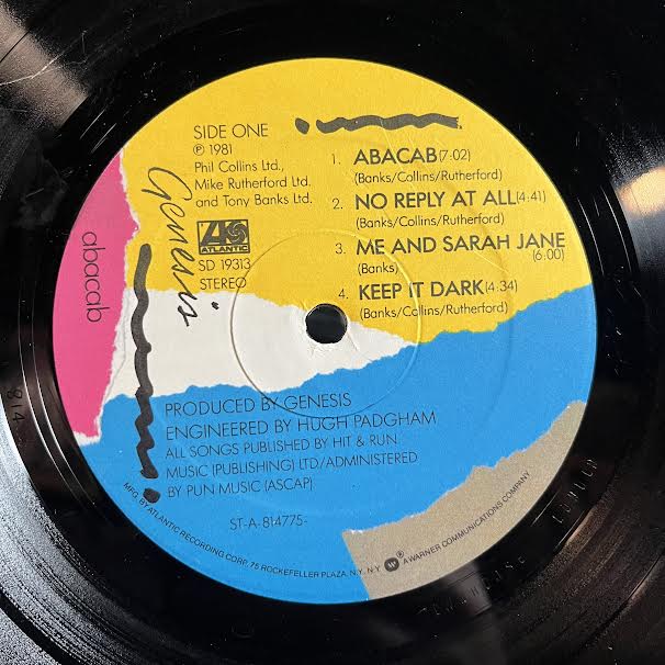 Abacab (VINYL) | Very Good Plus (VG+) Excellent (EX)