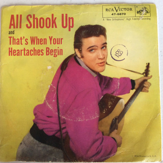All Shook Up (7" VINYL) | Very Good (VG) Very Good (VG)