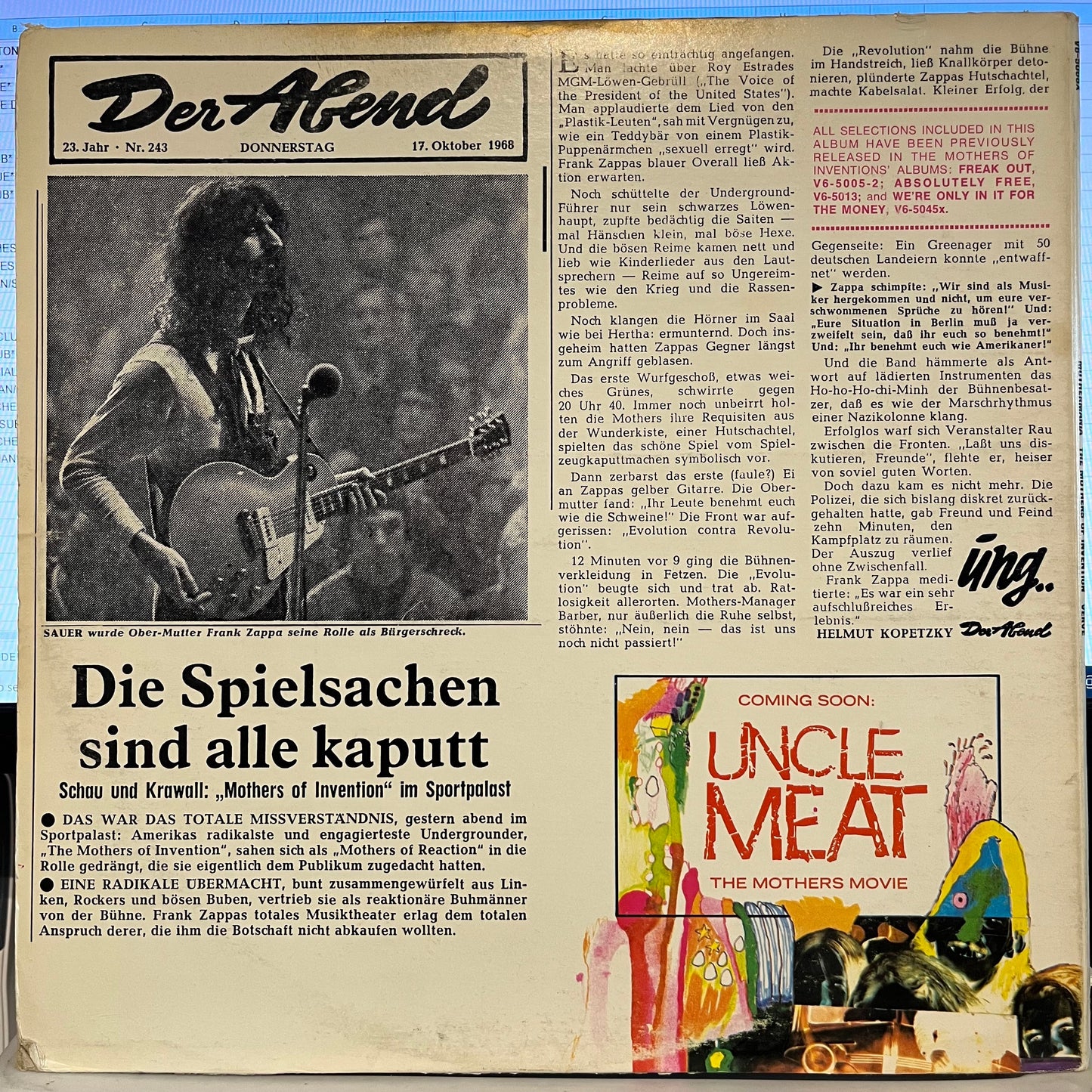 Mothermania (The Best Of The Mothers) | Very Good (VG) Very Good (VG)