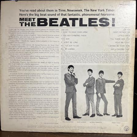 Meet The Beatles! (VINYL) | Very Good (VG) Very Good Plus (VG+)- X Vinyl Record