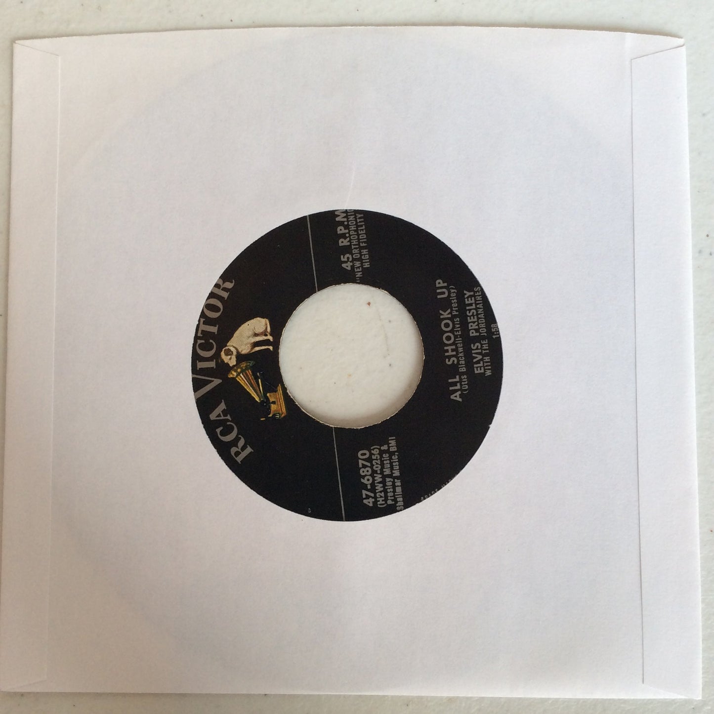 All Shook Up (7" VINYL) | Very Good (VG) Very Good (VG)