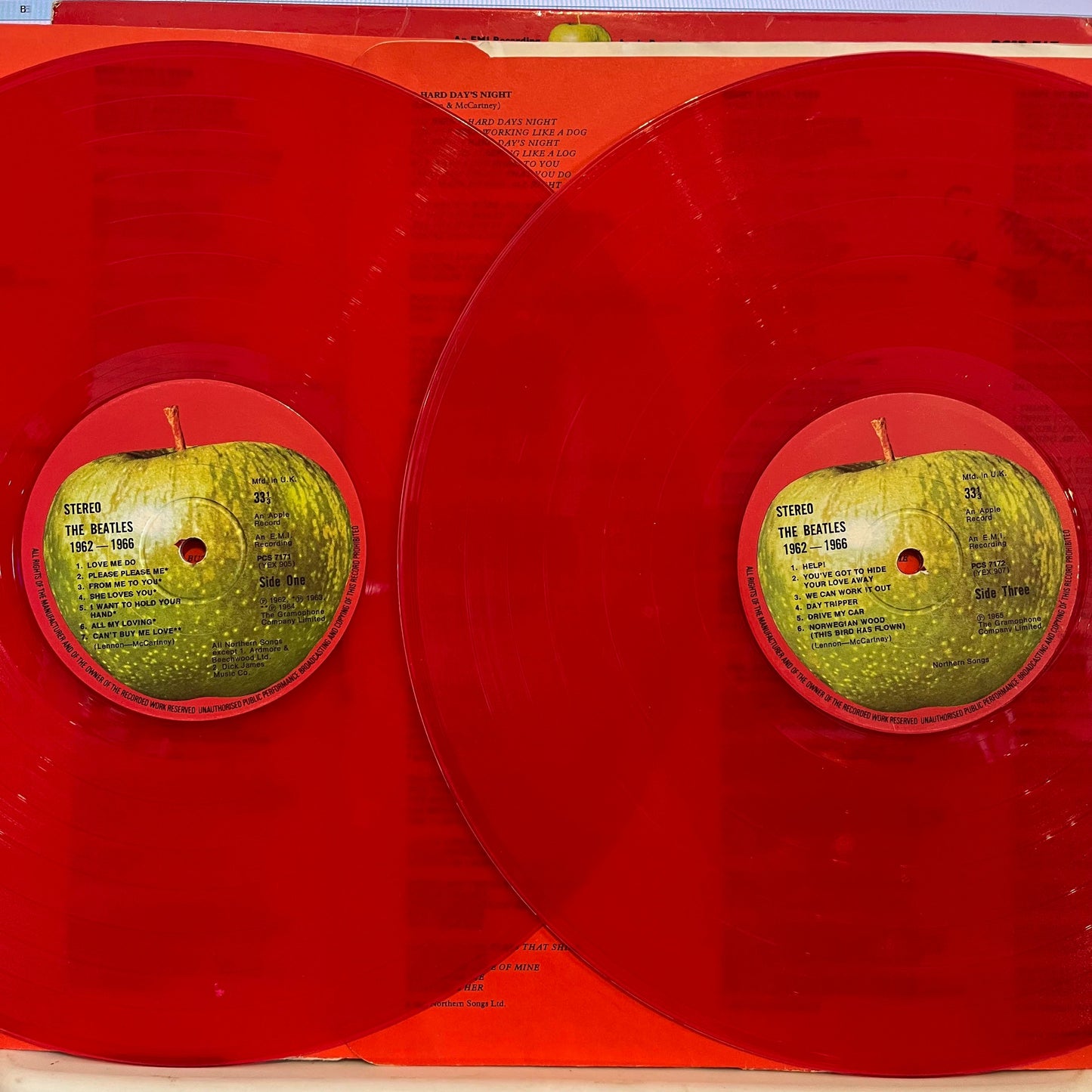 1962-1966 *UK/RED* | Very Good (VG) Excellent (EX)