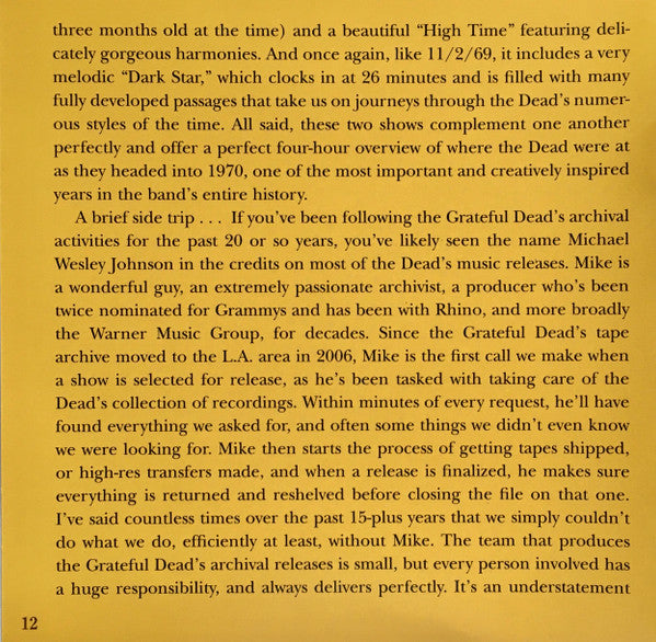 Dave's Picks, Volume 43 (3xCD)(San Francisco, 11/2/69 • Dallas, 12/26/69) | Mint (M) Near Mint (NM)