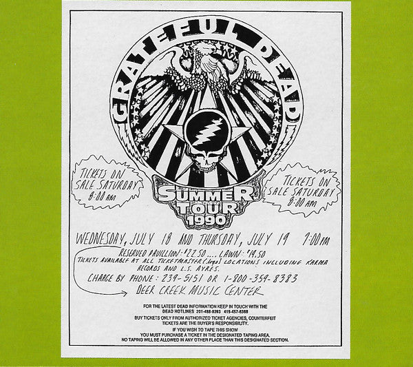 Dave's Picks, Volume 40 (3xCD)(Deer Creek Music Center, Noblesville, IN • 7/18-19/90 | Mint (M) Near Mint (NM)