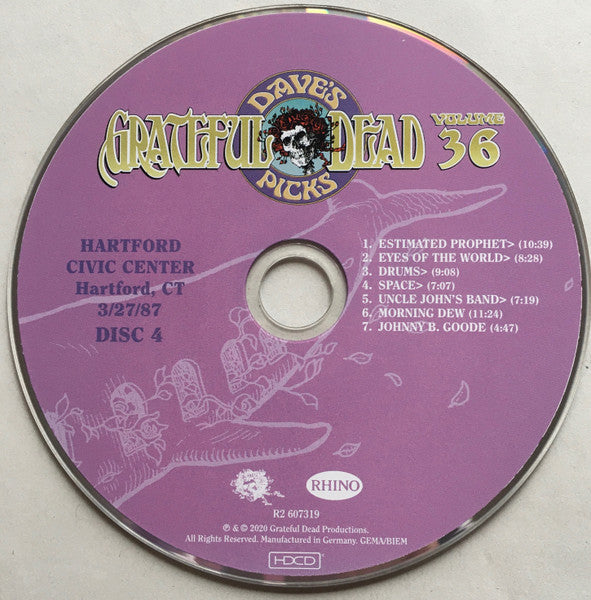 Dave's Picks, Volume 36 (CD BOX)(Hartford Civic Center, Hartford, CT • 3/26-27/87) | Mint (M) Near Mint (NM)