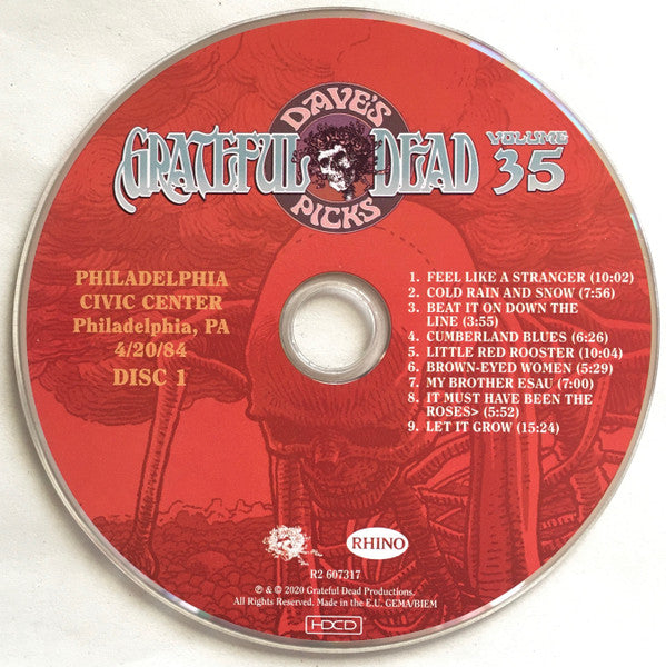 Dave's Picks, Volume 35 (3xCD)(Philadelphia Civic Center, Philadelphia, PA • 4/20/84) | Mint (M) Near Mint (NM)