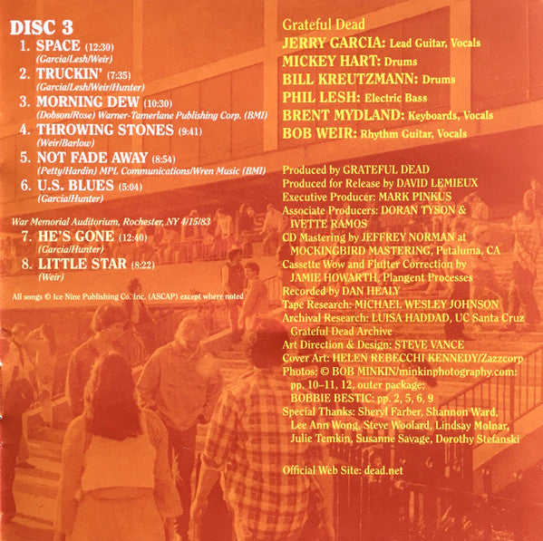 Dave's Picks, Volume 39 (3xCD)(The Spectrum, Philadelphia, PA • 4/26/83) | Mint (M) Near Mint (NM)