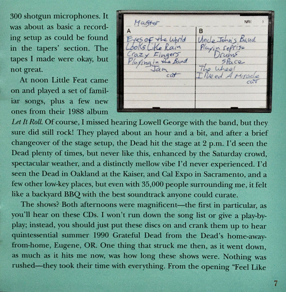 Dave's Picks, Volume 44 (3xCD)(Autzen Stadium, U. Of Oregon, Eugene, OR • 6/23/90) | Mint (M) Near Mint (NM)